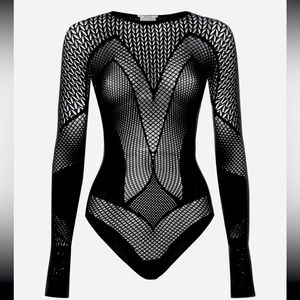 Wolford Romance Net bodysuit